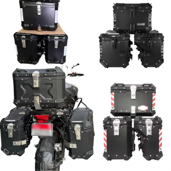 36 38 42 45 48 55 58 Liter Side Panniers Top Box Tail Saddle Rear Case Box Luggage Bag Saddlebag Trunk