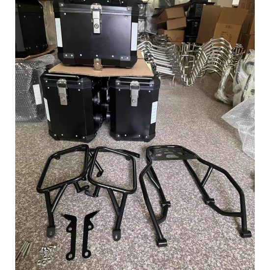 36 38 42 45 48 55 58 Liter Side Panniers Top Box Tail Saddle Rear Case Box Luggage Bag Saddlebag Trunk