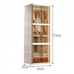 Plastic Folding Storage Organizer Boxes Sundries Collapsible Storage Box