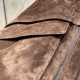 Spring Women Leather Clothes Oversize Bomber Leather Jacket Brown Chocolate Suede Jackets