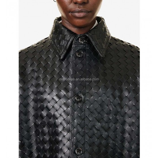 Top Quality Dress Shoes Loafers for Men Lace-Up Derbies New With Tags Haddock All-Over Intrecciato Leather Loafers Derby Shoes