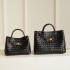 2025 Women's Large Capacity New Woven Shoulder Bag Temperament Diagonal Handbag Elegant and Stylish Women's Leather Bags