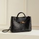 2025 Women's Large Capacity New Woven Shoulder Bag Temperament Diagonal Handbag Elegant and Stylish Women's Leather Bags