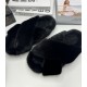 High-End Fluffy Mink Fur Winter Shoes for Women Versatile Black Outer Wear with Cross Heightening Function Fashionable Fur Boot