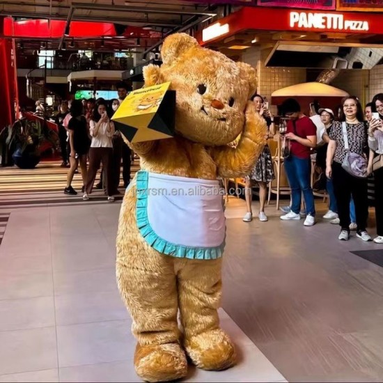 Internet Celebrity Bear Super Cute Bear Plush Doll Cosplay Party Costume Mouse Mascot Costume Furry Suit