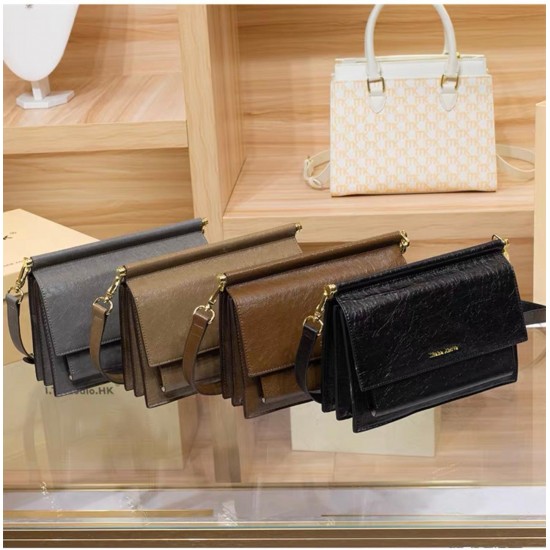 Hot Selling Large Capacity Ladies Genuine Leather Cross Body Shoulder Messenger Bag Durable Fashionable Everyday Use Zipper