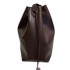 Imported Small Cowhide Water Bucket Bag Large Capacity Casual Simple Texture Shoulder Crossbody Zip Soft Leather Fashion