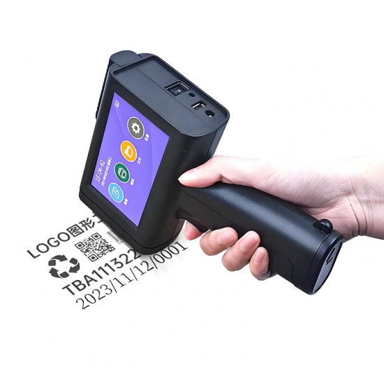 High Quality Portable Thermal Inkjet Printer for Manual Coding New 600dpi Clothes Coding 12.7mm/25.4mm Batch Manual Grade