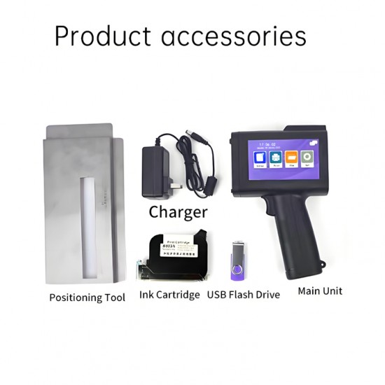 High Quality Portable Thermal Inkjet Printer for Manual Coding New 600dpi Clothes Coding 12.7mm/25.4mm Batch Manual Grade