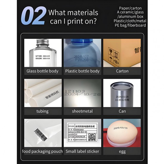 High Quality Portable Hand Thermal Inkjet Printer 12.7/25.4mm New 600dpi Clothes Batch Coding Manual Grade Handheld QR