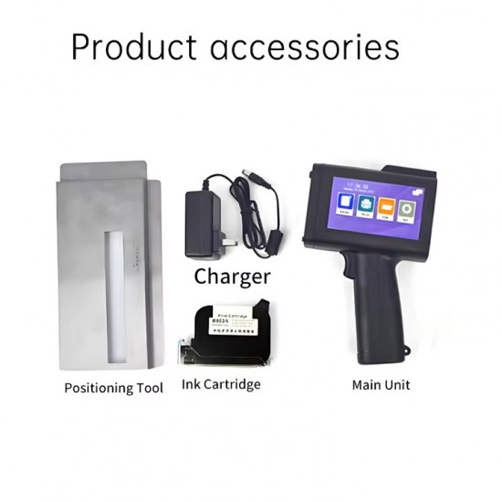 High Quality Portable Hand Thermal Inkjet Printer 12.7/25.4mm New 600dpi Clothes Batch Coding Manual Grade Handheld QR