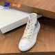 Thiery Hery High Top Canvas Shoes for Men and Women Spring Fashion Genuine Cowhide Upper with Lace-Up Design and Closed Toe