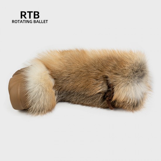 The 2025 Winter Cross-border Bestseller Long Snow Boots for Women Are EVA Foam and Rubber-soled fox Fur Anti-slip