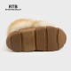The 2025 Winter Cross-border Bestseller Long Snow Boots for Women Are EVA Foam and Rubber-soled fox Fur Anti-slip