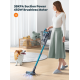 In Stock Buture VC60 450W 38KPA Suction 1.5L Handheld Carpet Stick Wireless Cordless Vacuum Cleaner for Carpet with LED Light