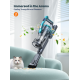In Stock Buture VC60 450W 38KPA Suction 1.5L Handheld Carpet Stick Wireless Cordless Vacuum Cleaner for Carpet with LED Light