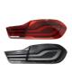 For BMW 4 Series M4 LED Tail Light Assembly 2013-2020 Full LED Upgrade Tail Lamps F32 F33 F36 F82 F83 Red Smoked Lens Color 12V
