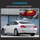 For BMW 4 Series M4 LED Tail Light Assembly 2013-2020 Full LED Upgrade Tail Lamps F32 F33 F36 F82 F83 Red Smoked Lens Color 12V