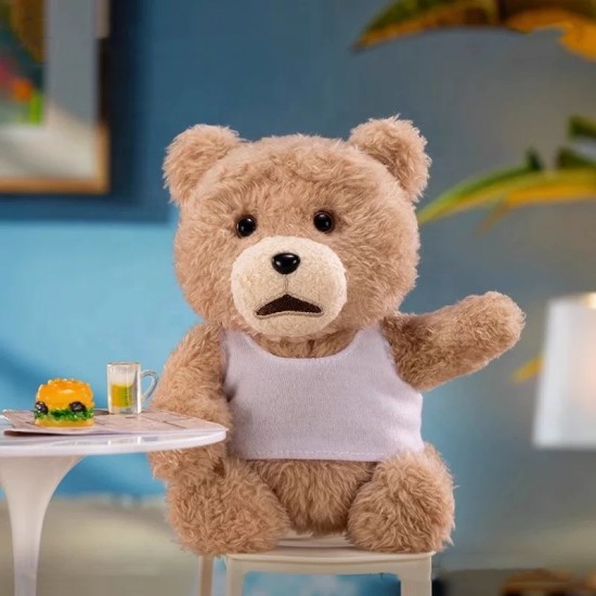 New 100% Original Pop Mart Official Store Ted2 Bear Series Legit Mystery Blind Box Heart-beating Keychain Plush Toys  Doll  Gift