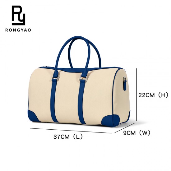 Custom Sample Swift Genuine Leather Patchwork Canvas Men's Single-shoulder Crossbody Handbag Large Capacity Designer Travel Bags