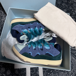 Multiple Colors Available Lanvine Designer Curb Casual Sneakers Women Men Walking Style Shoes