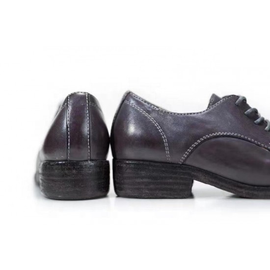 New Fashion Oxford Leather Sole Shoes Custom Logo Womens Lace up Loafers Shoes