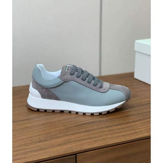 The New High-quality Genuine Leather Two-tone Sports Shoes Are Breathable, Comfortable, Versatile and Casual Men's Shoes