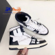 Mens High Cut Sneakers Custom High Quality Breathable Basketball Shoes With High Top Toes New Summer Style