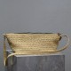 Factory Private Customization Elegant Temperament Style Brown Lafite Grass Weaving Women's Shoulder Bags Handbags Designer Bags
