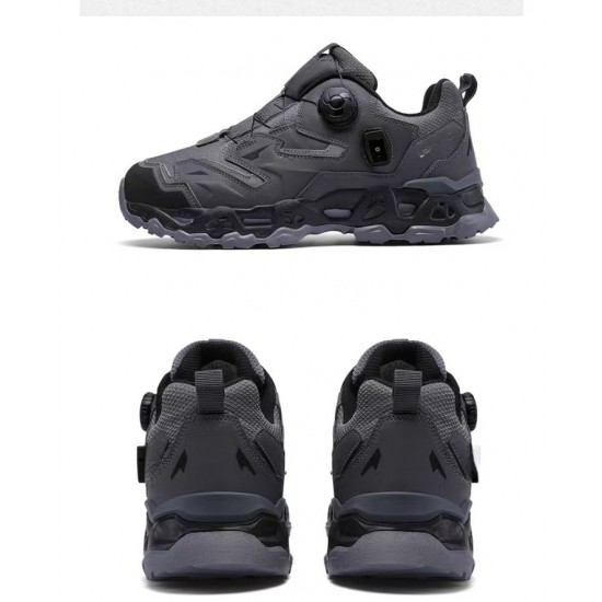 ZZKJ165 Top Quality Temperature Controlled Shoes Thick Sole Dad Style Black Lace-Up Mesh Chunky Sneakers Soft Walking Shoes