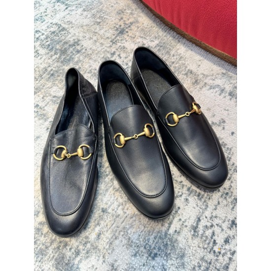 New Men's Cowhide Leather Shoes, Soft Leather Comfortable Loafers,Men's Daily Commute Dress Shoes Designer Classic Shoes