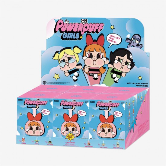 Original Crybaby Powerpuff Girls Series PVC Vinyl Plush Doll Pendant Keychain Random Action Figures in Mystery Boxes