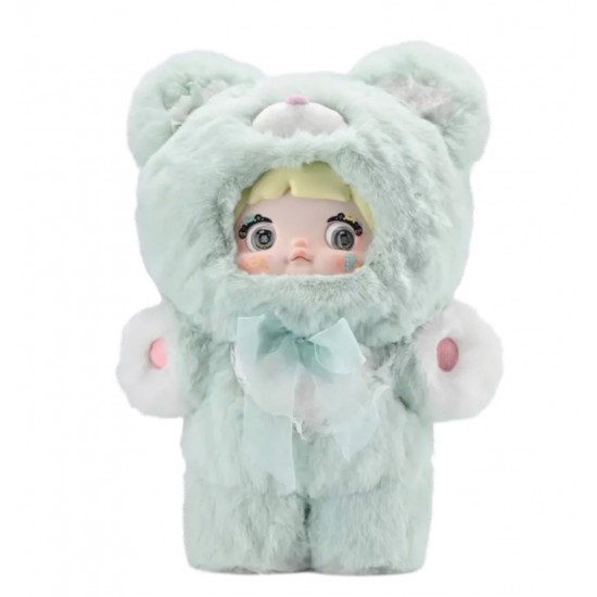 P O  P MaTR Nommi Goodnight Bear Kawaii Decoration Genuine Vinyl PVC Cartoony Doll Mystery Box Collectible Toy for Kids' Birthday LuabBU