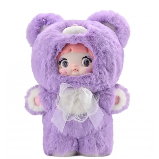 P O  P MaTR Nommi Goodnight Bear Kawaii Decoration Genuine Vinyl PVC Cartoony Doll Mystery Box Collectible Toy for Kids' Birthday LuabBU