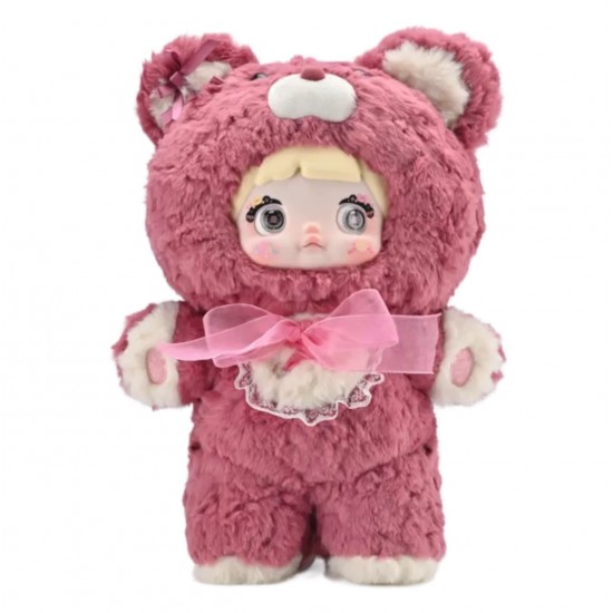P O  P MaTR Nommi Goodnight Bear Kawaii Decoration Genuine Vinyl PVC Cartoony Doll Mystery Box Collectible Toy for Kids' Birthday LuabBU