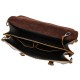 2025 Vintage Travel Bag Men's Crazy Horse Leather Hand-Held Luggage Bag Oversized Casual Fashion One-Shoulder Crossbody Bag
