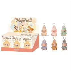 Original Legit Popmart Labubu the Monsters Vinyl Blind Boxes Plush Doll Cute Lovely Toys Have a Seat 2nd Gen Hot Mystery Boxes