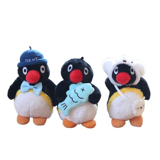 Cute Mini Penguin Plush Keychain Toy Unique Christmas Gift Idea Stuffed Animal Pendant for Aquarium Companions for Gift Bags