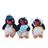 Cute Mini Penguin Plush Keychain Toy Unique Christmas Gift Idea Stuffed Animal Pendant for Aquarium Companions for Gift Bags
