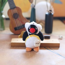 Cute Mini Penguin Plush Keychain Toy Unique Christmas Gift Idea Stuffed Animal Pendant for Aquarium Companions for Gift Bags