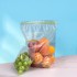 Small Transparent Food-Grade Zipper Bag with Double-Bone Sealing for Sushi Salad Noodle Storage and Snack Separation