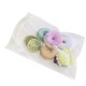 Small Transparent Food-Grade Zipper Bag with Double-Bone Sealing for Sushi Salad Noodle Storage and Snack Separation
