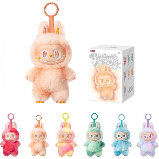 Labubu V3 Popmart Original Genuine Big Into Energy Series the Monster Have a Seat Plush Pendant Blind Box Trendy Doll Figure Toy