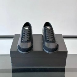 New High-quality Genuine Leather Men's Breathable Casual Sports Lace-up Shoes