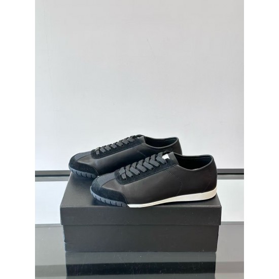 New High-quality Genuine Leather Men's Breathable Casual Sports Lace-up Shoes