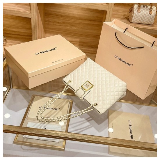 Genuine Leather Women's Stylish Diamond-Shape Large-Capacity Tote Crossbody Bag for All Seasons-for Summer Autumn Winter Spring