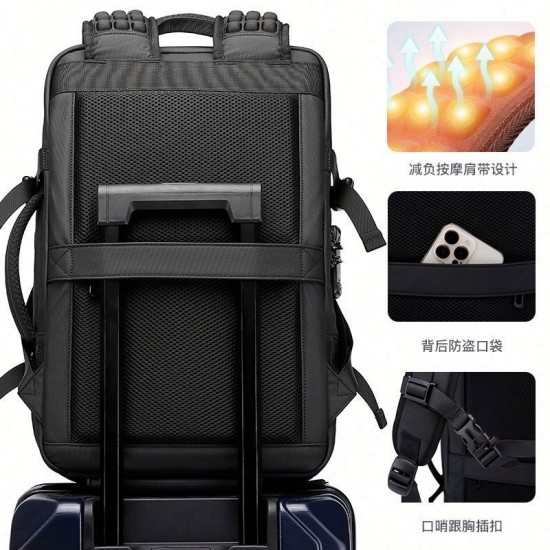 Custom Polyester Laptop Bag Travel With Logo School Laptop Backpack Hot Sell 15.6inch Usb Waterproof Notebook Wholesale Mens