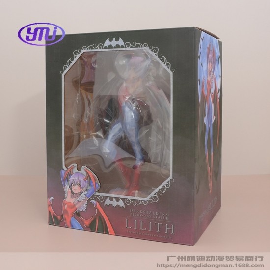 Darkstalkers Lilith Standing Pose Figure Model Statue Collectible Anime Girl Gift Capcom Fighting Game Doll Action Toy