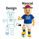 Custom Plushie Custom Polyester Mascot Costume Custom Plush Character Doll for Sports Event Branding and Fan Interaction