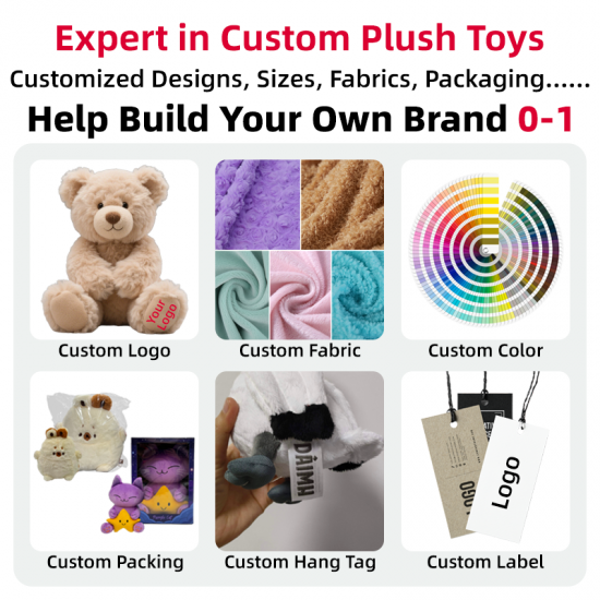 Custom Plushie Custom Polyester Mascot Costume Custom Plush Character Doll for Sports Event Branding and Fan Interaction